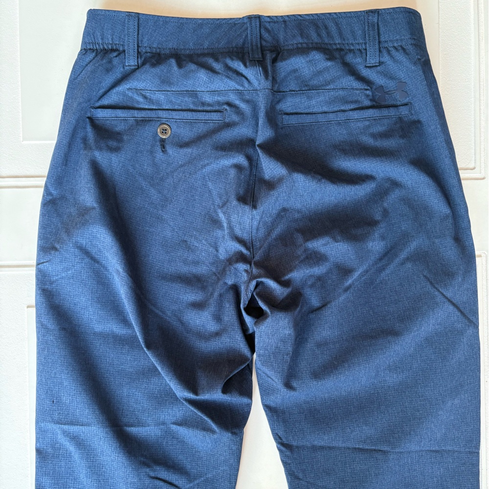 Under Armour Men’s Golf Pants Blue Size 30x32 - Picture 6 of 9